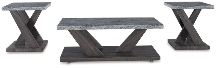Bensonale - Occasional Table Set (Set of 3) - Brown / Gray
