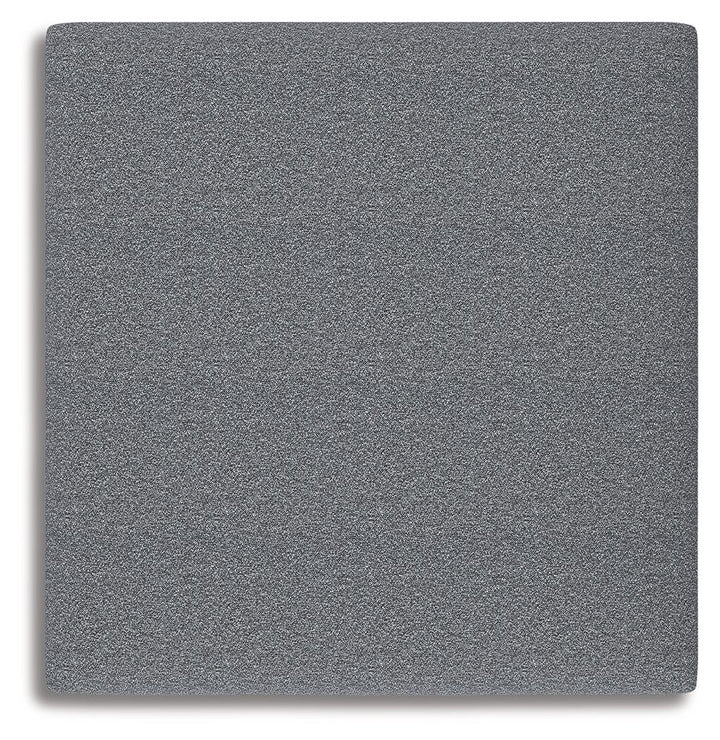 Bealton - Oversized Accent Ottoman - Salt And Pepper