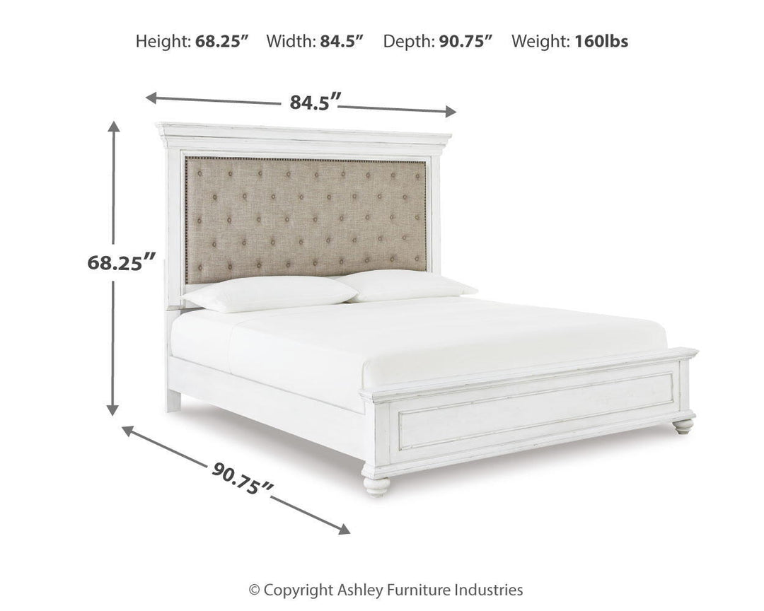 Kanwyn - Upholstered Panel Bed – alternate view 5