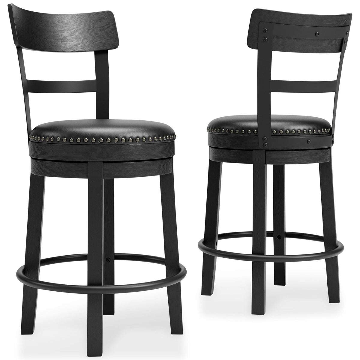 Valebeck - Full Back Swivel Stool – alternate view 2