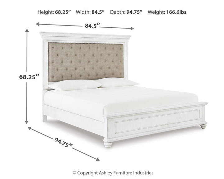 Kanwyn - Upholstered Panel Bed – alternate view 6