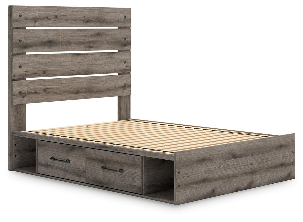 Graystorm - Panel Bed With Storage – alternate view 2
