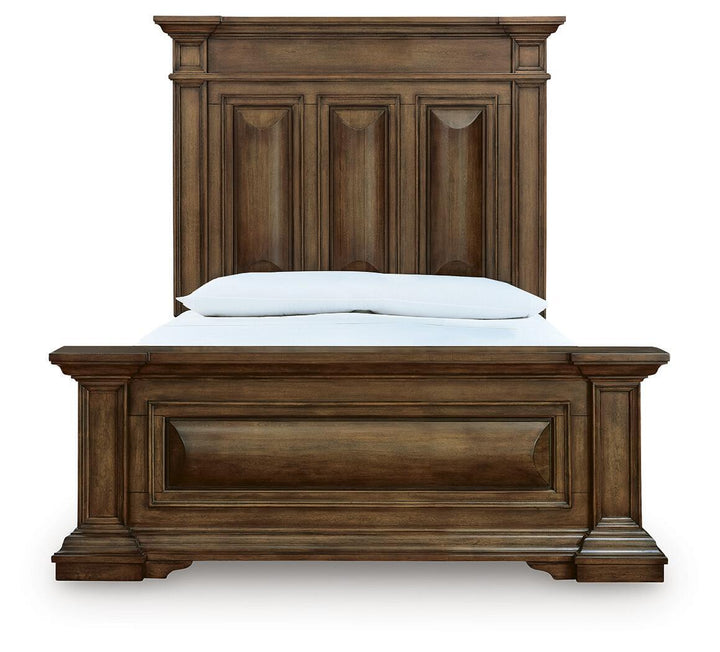 Frantanna - 3 Pc. - Queen Panel Bed, Dresser And Mirror - Brown