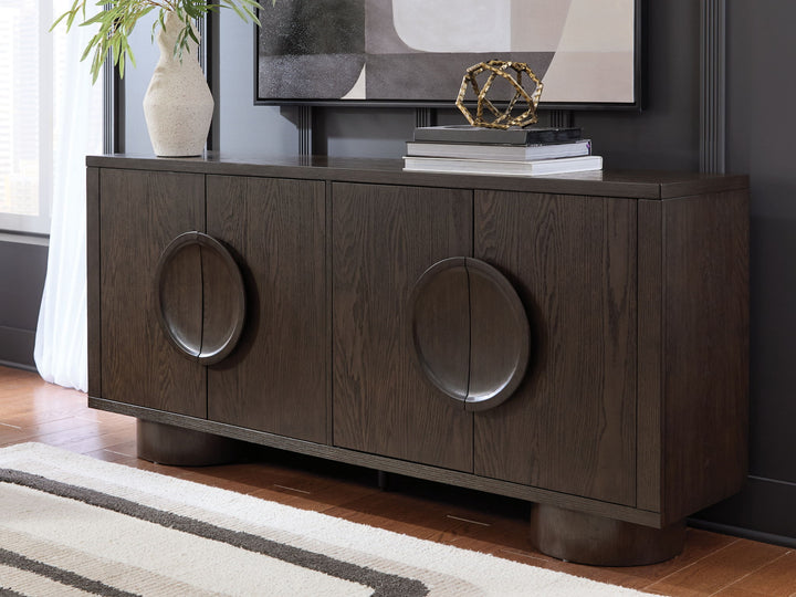 Veeda - Accent Cabinet - Dark Brown
