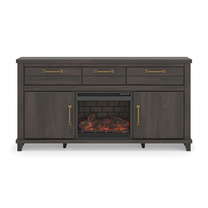 Brazen Valley - TV Stand With Fireplace Option