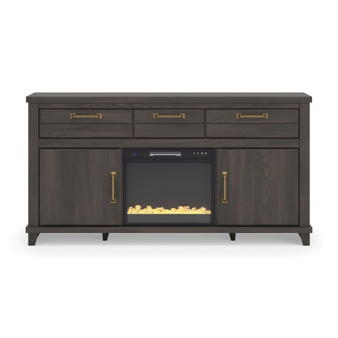 Brazen Valley - TV Stand With Fireplace Option