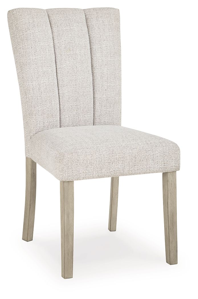 Larawyn - Dining Upholstered Side Chair (Set of 2) - Bisque – alternate view 3