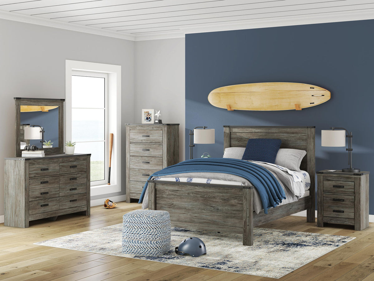 Frandern - Bedroom Mirror - Gray – alternate view 2