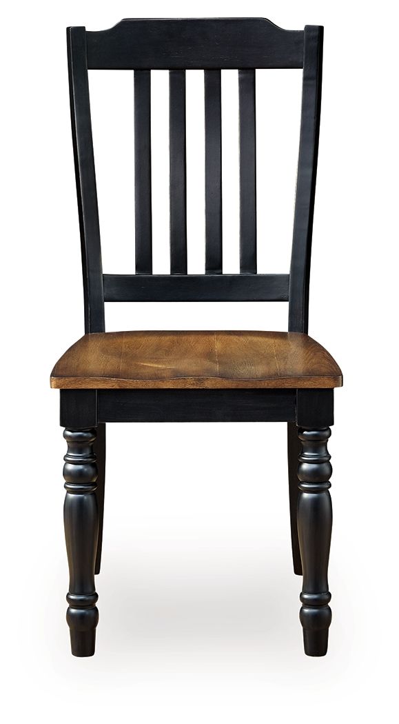 Clorazi - Dining Room Side Chair (Set of 2) - Black / Brown – alternate view 3