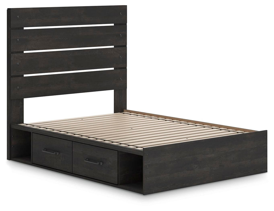 Hollivern - Panel Bed With Storage – alternate view 4