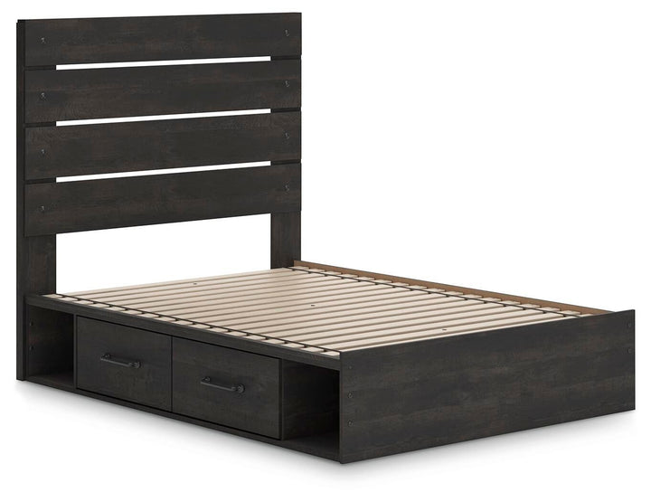 Hollivern - Panel Bed With Storage – alternate view 4