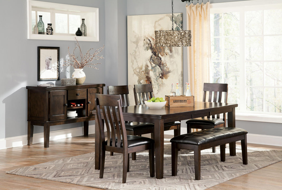 Haddigan - Dining UPH Side Chair (Set of 2) - Dark Brown – alternate view 4