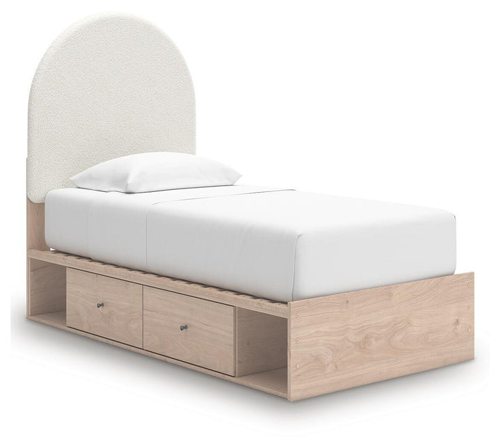 Arloster - Upholstered Panel Bed – alternate view 3