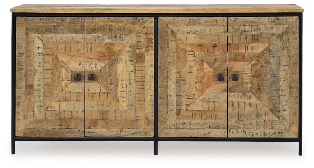 Camney - Accent Cabinet - Brown / Black