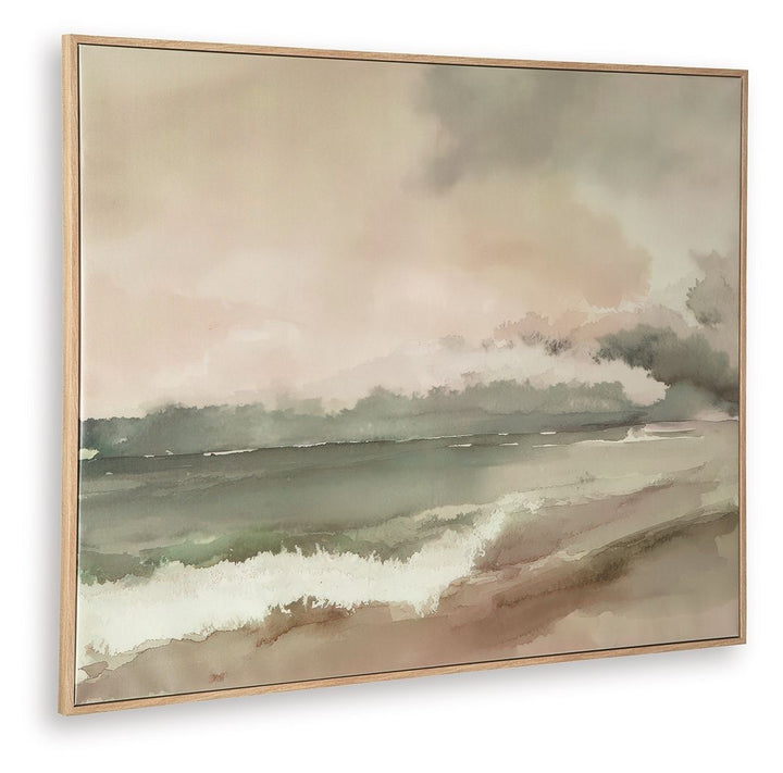Vallus - Wall Art - Blush / Green / Gray