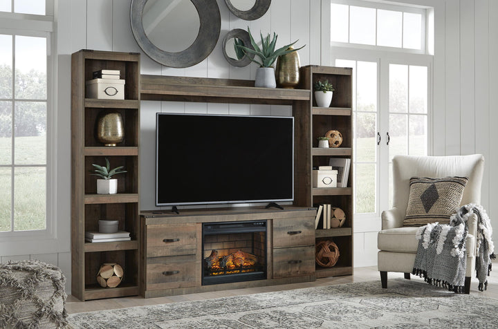 Trinell - 4-Piece Entertainment Center With 60" TV Stand – alternate view 4