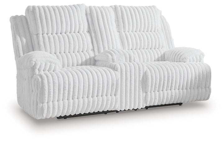 Rhines Falls - 2 Pc. - Power Reclining Sofa And Loveseat - Alloy