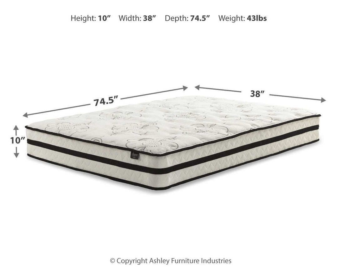 Chime 10 Inch Hybrid - Medium Hybrid Mattress – alternate view 3