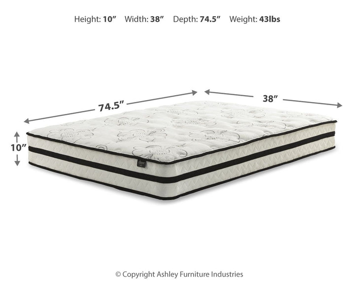 Chime 10 Inch Hybrid - Medium Hybrid Mattress – alternate view 3
