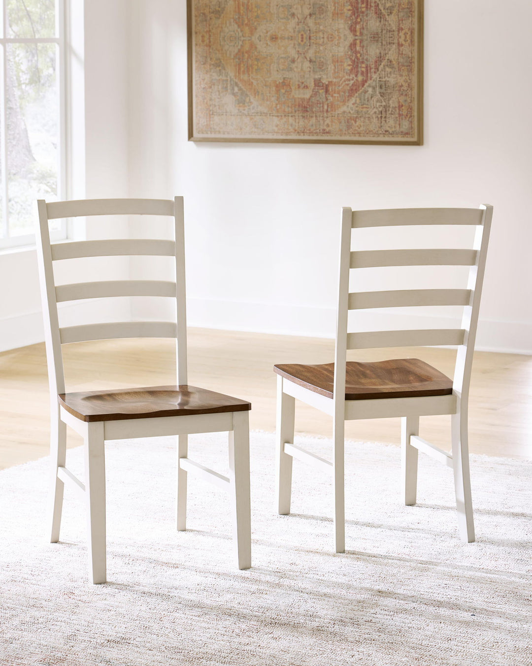 Brinfern - Dining Room Side Chair (Set of 2) - Brown / Antique White