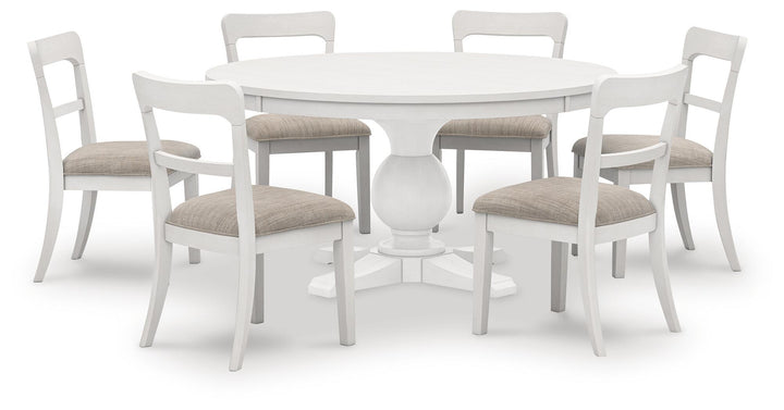 Greddinton - Round Dining Table Set