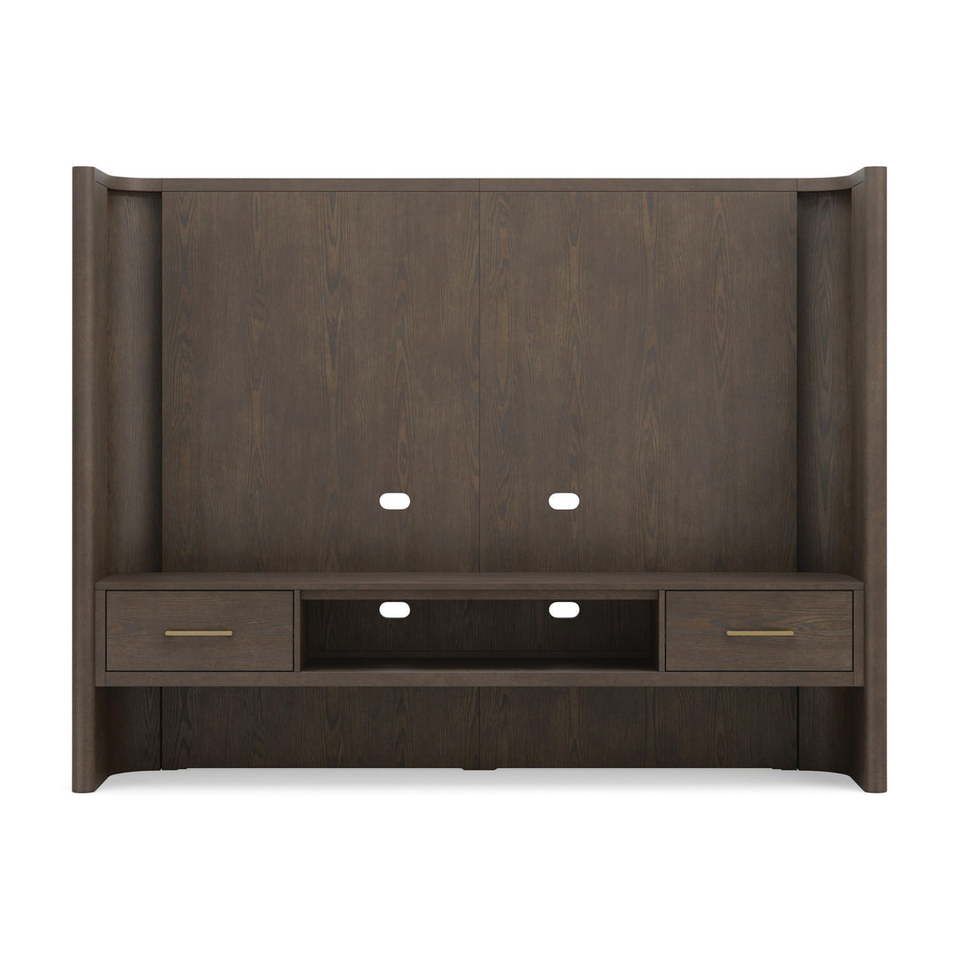 Darimore - TV Wall Console - Burnished Brown