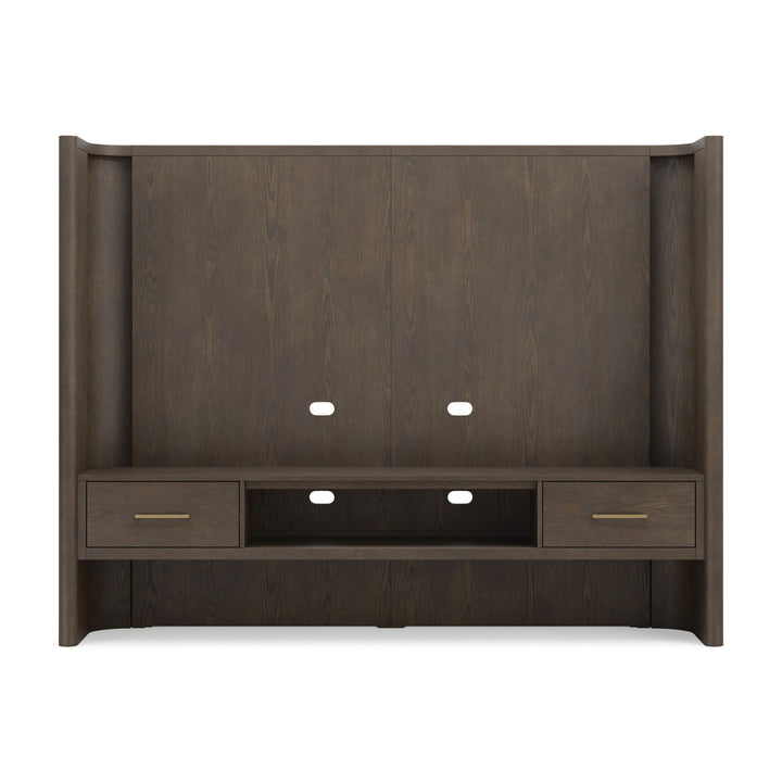 Darimore - TV Wall Console - Burnished Brown