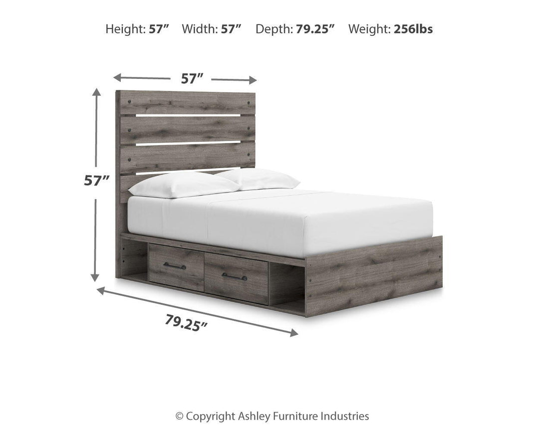 Graystorm - Panel Bed With Storage – alternate view 3