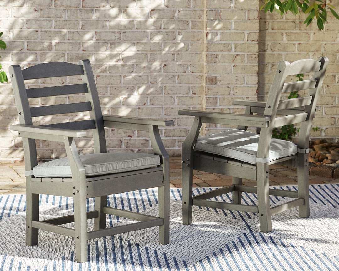 Visola - Arm Chair With Cushion (Set of 2) - Gray – alternate view 3