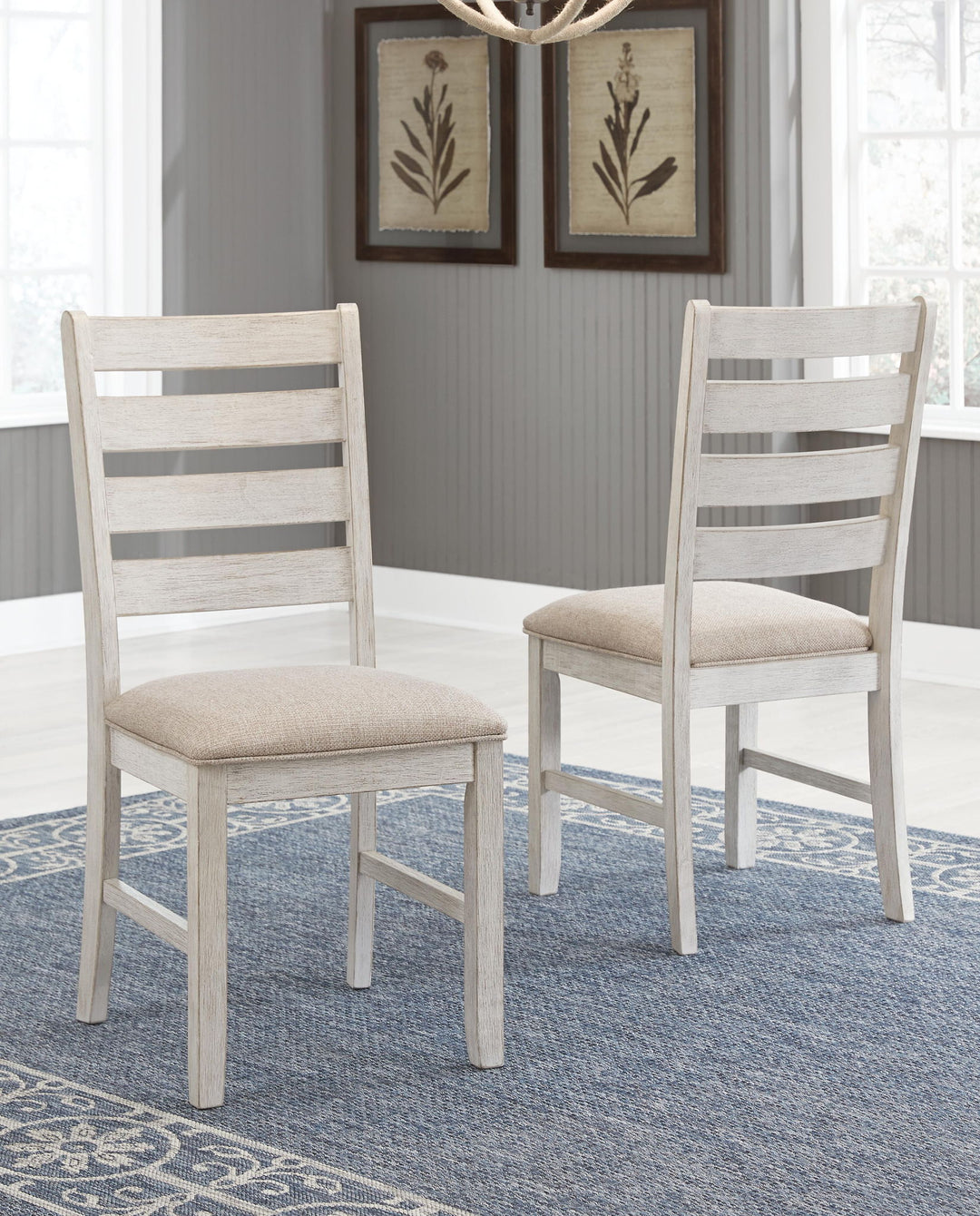 Skempton - Dining UPH Side Chair (Set of 2) - White – alternate view 3