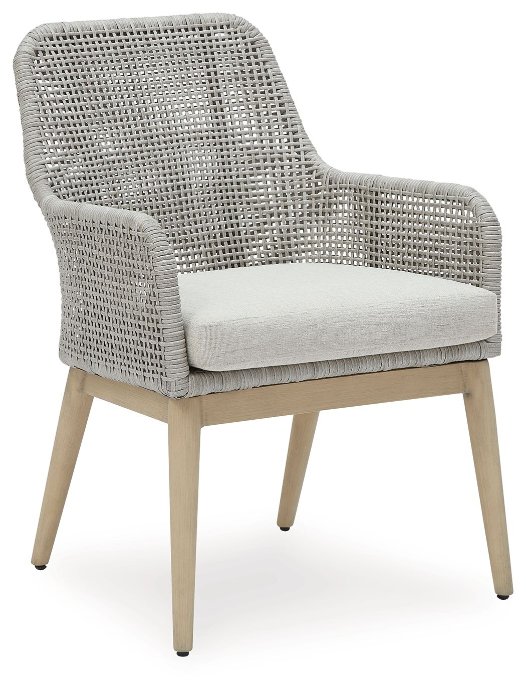 Seton Creek - Arm Chair With Cushion (Set of 2) - Gray – alternate view 2