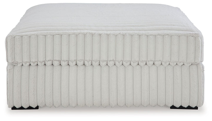 Stupendous - Oversized Accent Ottoman - Alloy