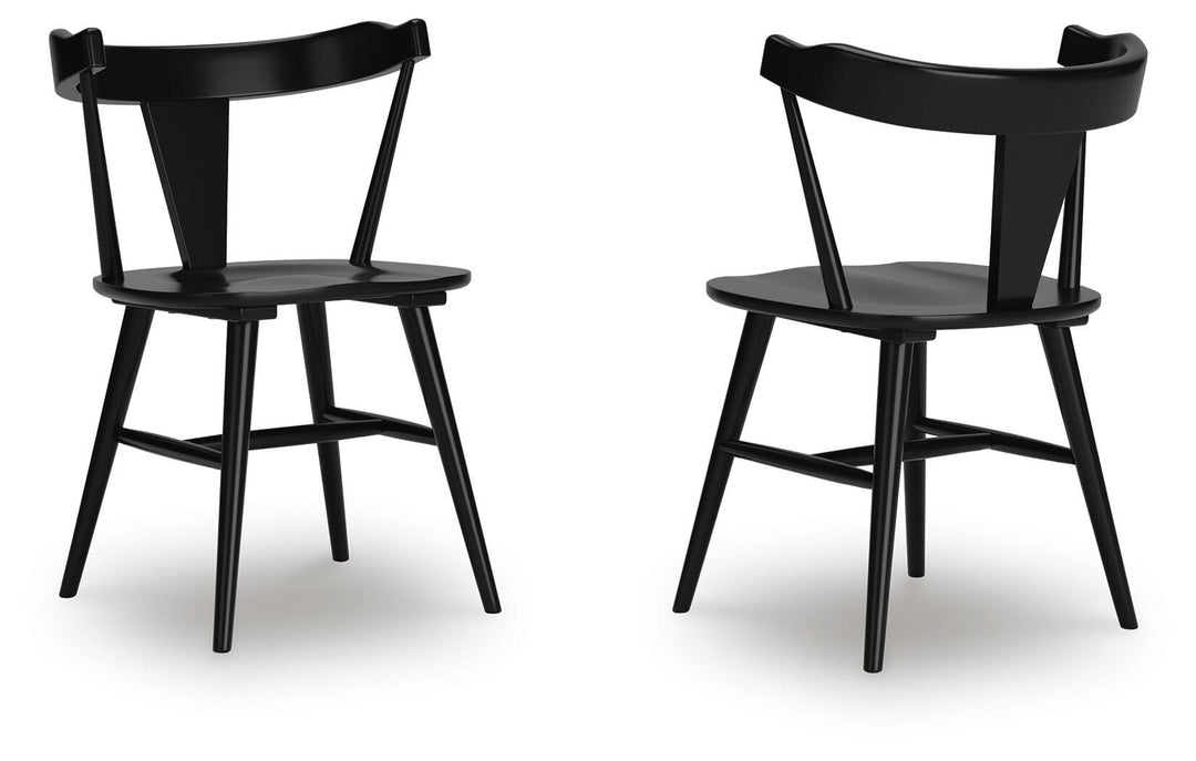 Gretlynn - Dining Room Side Chair (Set of 2) - Black – alternate view 3