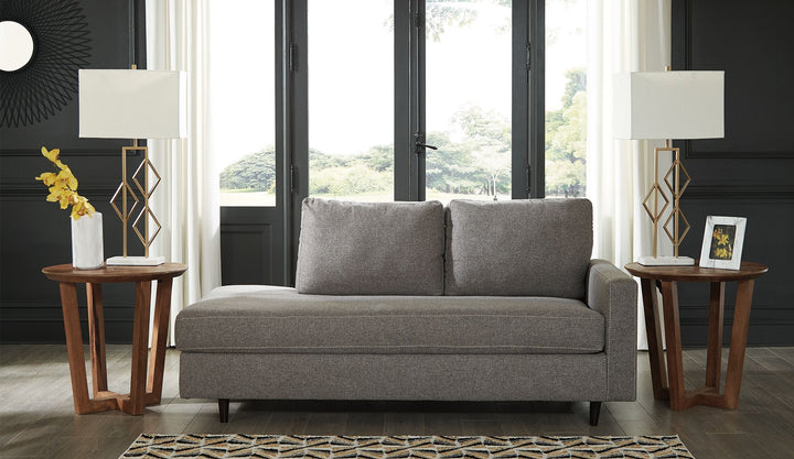 Lyman - RAF Corner Chaise - Graphite