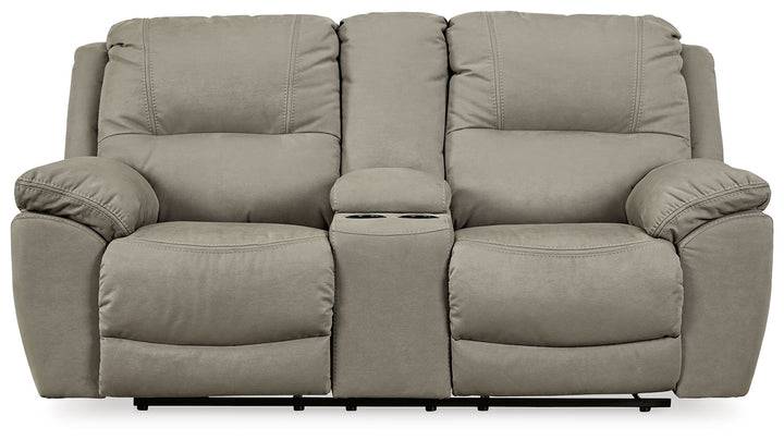 Next-Gen Gaucho - DBL REC PWR Loveseat w/Console - Putty