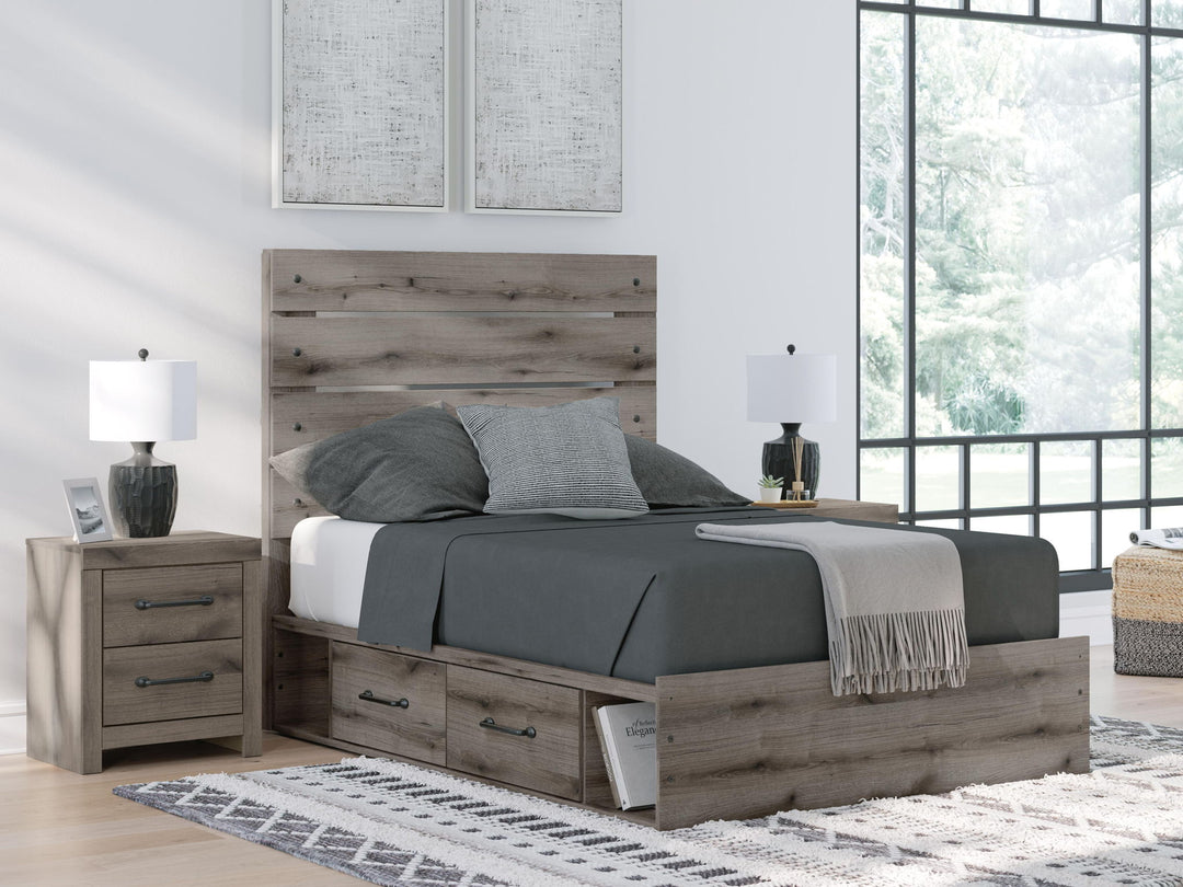 Graystorm - Panel Bed With Storage – alternate view 4