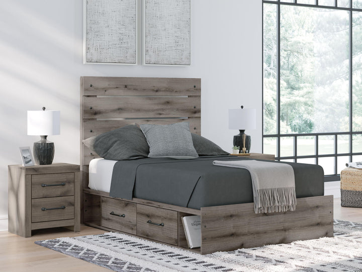 Graystorm - Panel Bed With Storage – alternate view 4