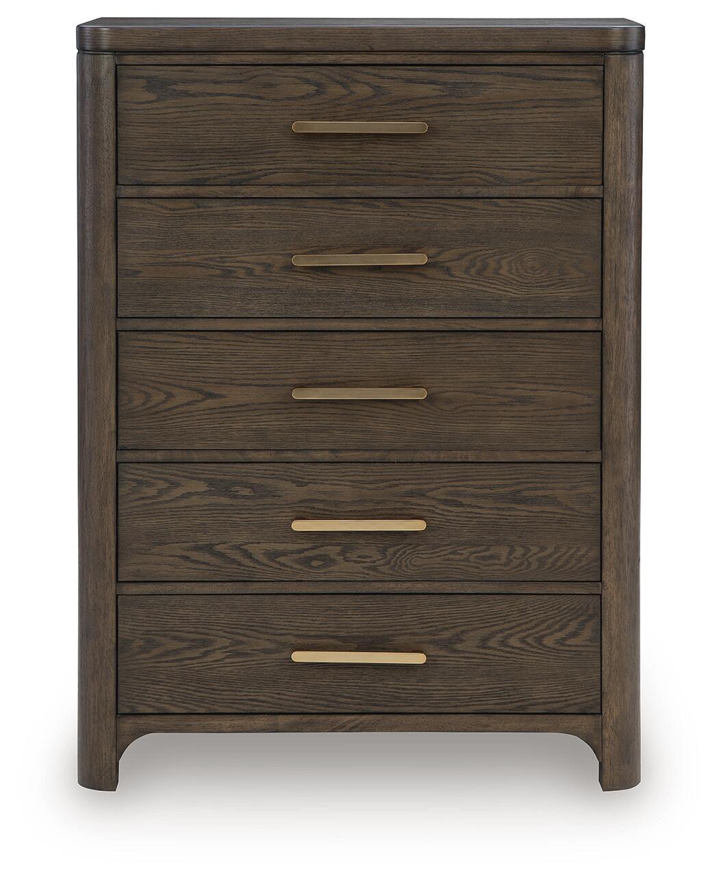 Radkin - Five Drawer Chest - Burnished Brown – alternate view 4