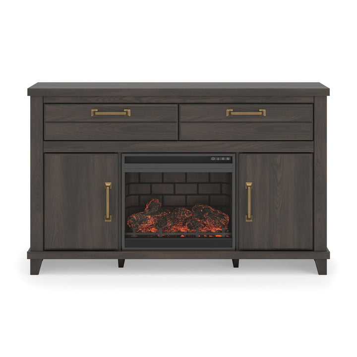 Brazen Valley - TV Stand With Fireplace Option
