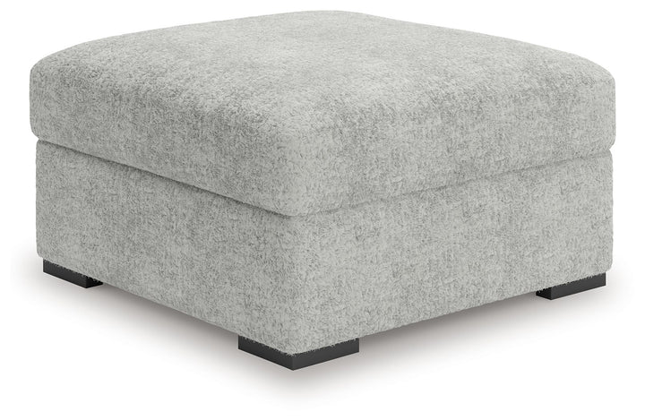 Cuddle Plush - 3 Pc. - 3-Piece Sectional, Chair And Ottoman - Arctic