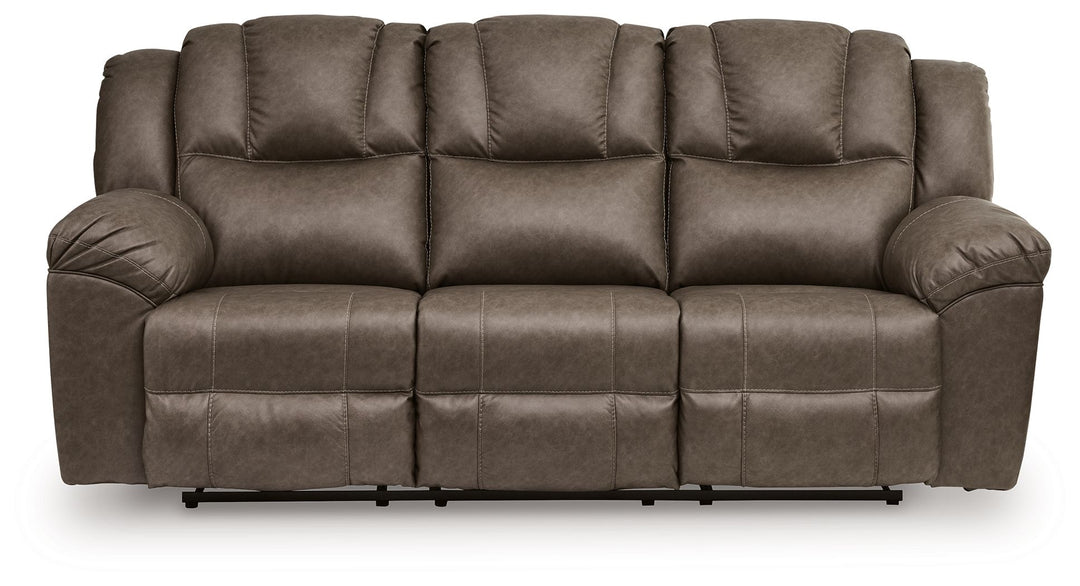 Lowilla - 2 Pc. - Reclining Sofa And Loveseat - Driftwood