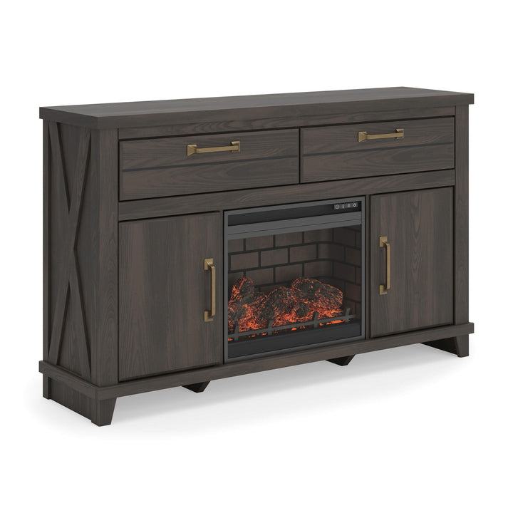 Brazen Valley - TV Stand With Fireplace Option