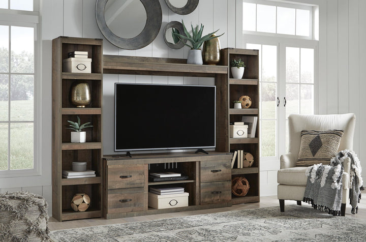 Trinell - 4-Piece Entertainment Center With 60" TV Stand – alternate view 5