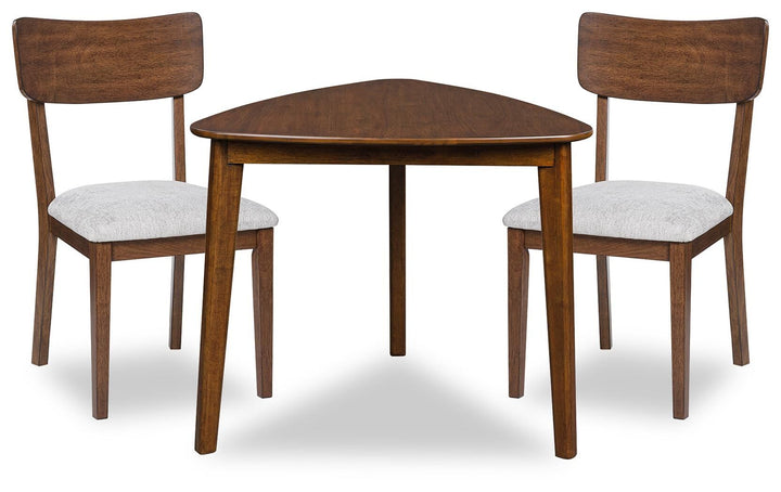 Tameride - 3 Pc. - Dining Table And 2 Chairs - Brown