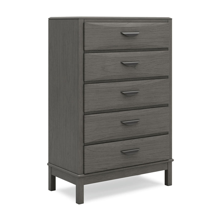 Mazing - Five Drawer Chest - Gray