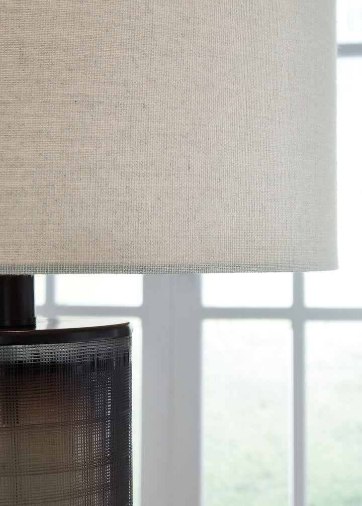 Dingerly - Glass Table Lamp - Brown