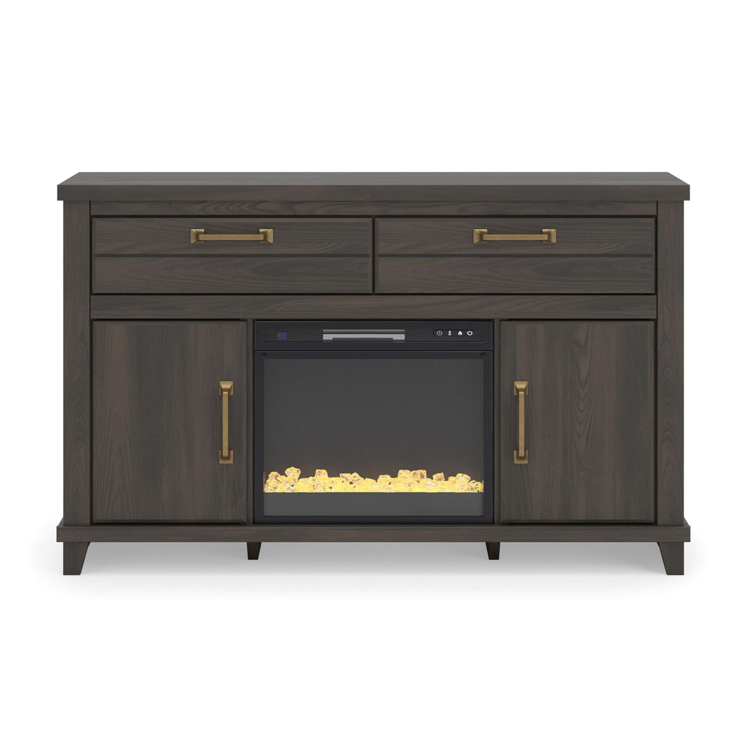 Brazen Valley - TV Stand With Fireplace Option