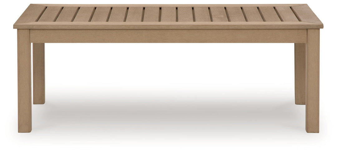 Hallow Creek - Rectangular Cocktail Table - Driftwood